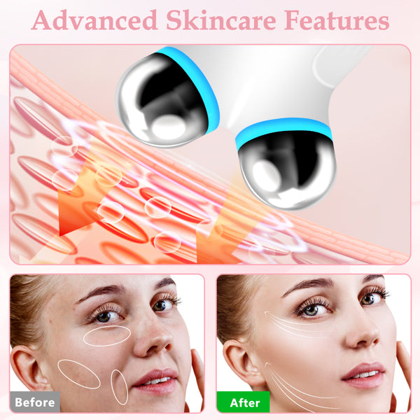 EMS microcurrent facial massager face lift device
