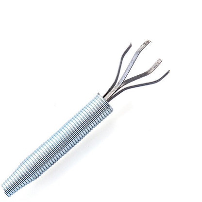 Flexible spring drain clog remover tool