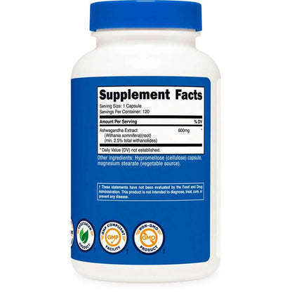 Ashwagandha Adaptogen Capsules - detail