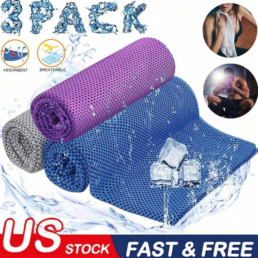InnerVital Chill Instant Cooling Towels 3-Pack