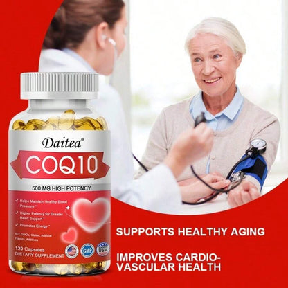 CoQ10 Heart Health Softgels - detail view