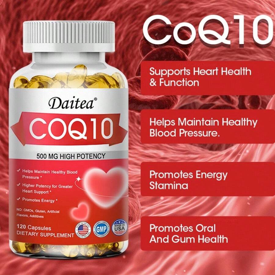 CoQ10 Heart Health Softgels - detail