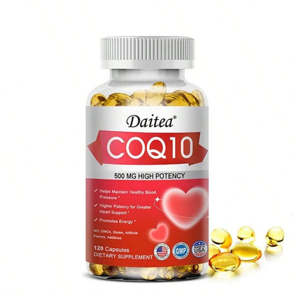 CoQ10 Heart Health Softgels - front label