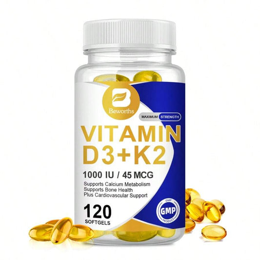 InnerVital SunShield Vitamin D3 + K2 Capsules