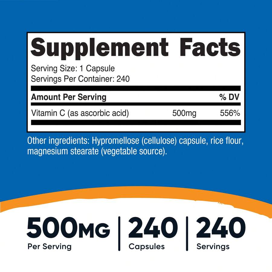 Vitamin C 500mg Capsules - view 2