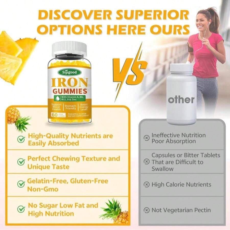 InnerVital IronUp Vegan Iron Gummies - view 5