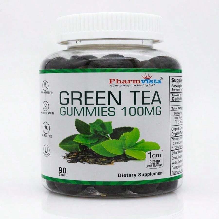 InnerVital MetaGreen Green Tea & Peppermint Gummies