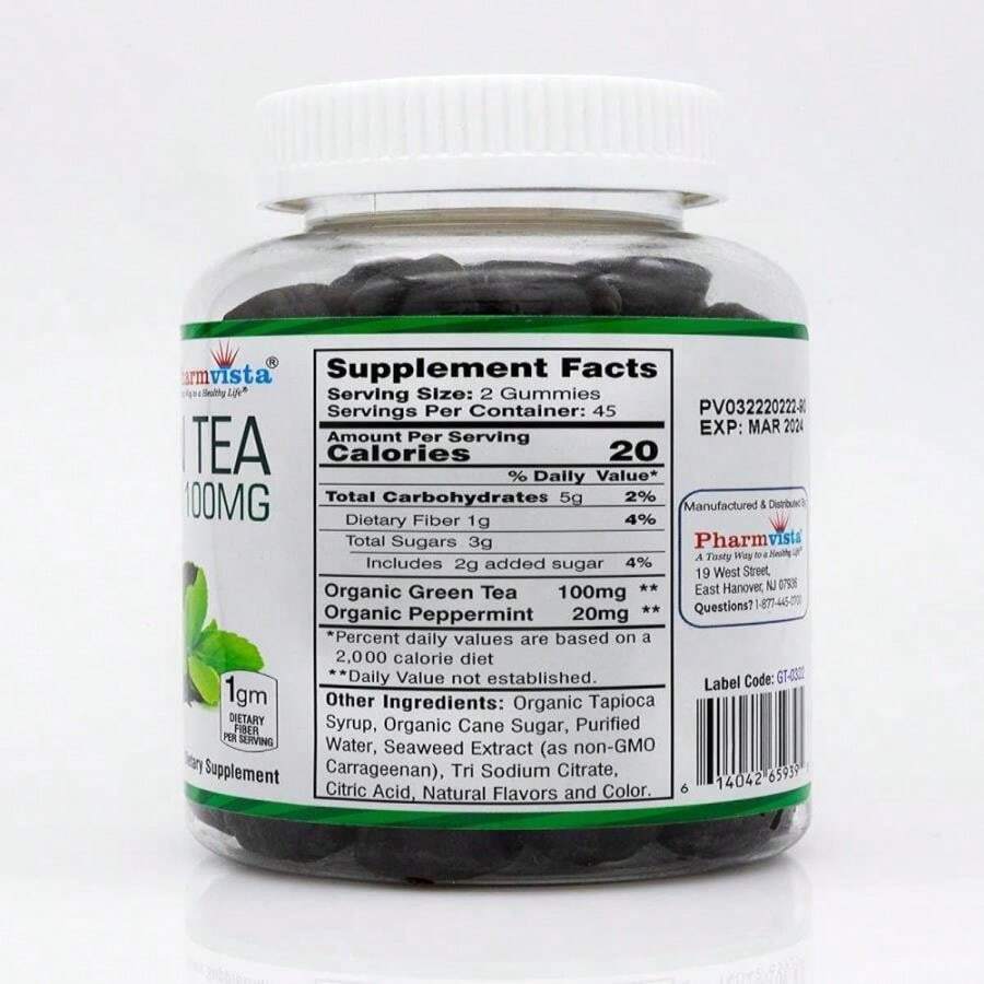 InnerVital MetaGreen Green Tea & Peppermint Gummies - view 3