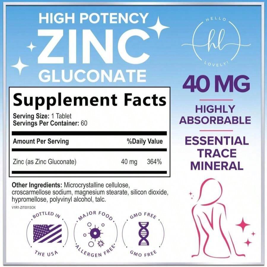 InnerVital ImmunoZinc 40mg - view 2