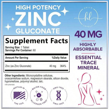 InnerVital ImmunoZinc 40mg - view 2