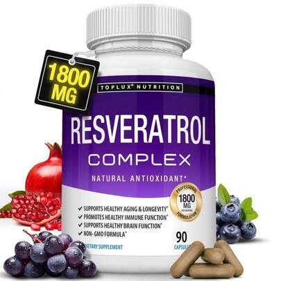 Resveratrol Antioxidant Support Capsules