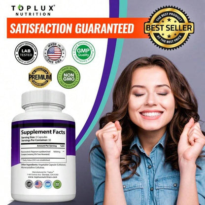 Resveratrol Antioxidant Support Capsules - lifestyle