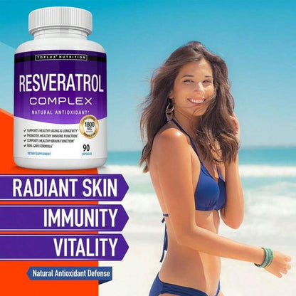Resveratrol Antioxidant Support Capsules - detail