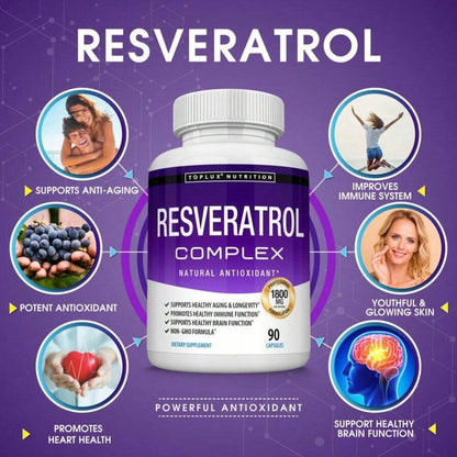 Resveratrol Antioxidant Support Capsules - detail