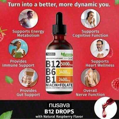Vitamin B12 Energy Liquid Drops