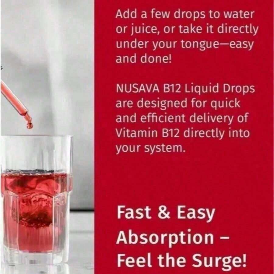 Vitamin B12 Energy Liquid Drops - detail