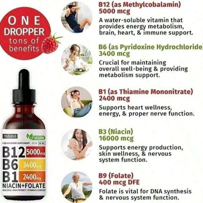Vitamin B12 Energy Liquid Drops - lifestyle
