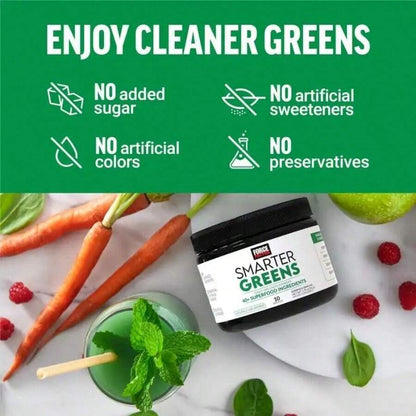 Daily Greens Superfood Powder - back label supplement facts