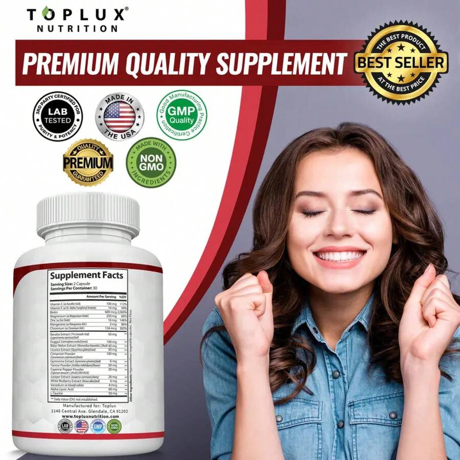 Blood Sugar Support Capsules - detail