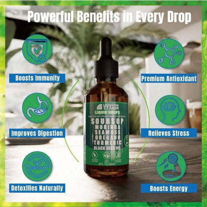 Soursop 10-in-1 Liquid Wellness Drops - detail