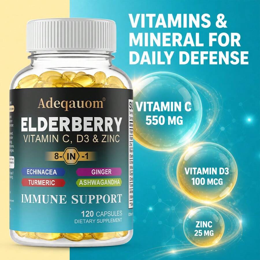 Black Elderberry Immune Complex Softgels - lifestyle