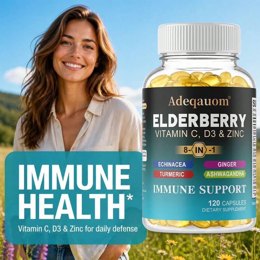 Black Elderberry Immune Complex Softgels - detail