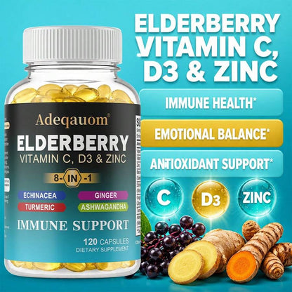 Black Elderberry Immune Complex Softgels - detail