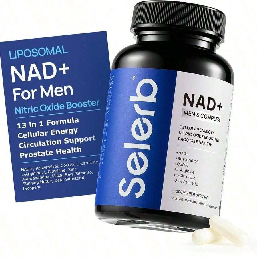 NAD+ Men's Wellness Capsules - front label
