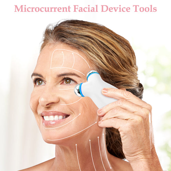 EMS microcurrent facial massager face lift device