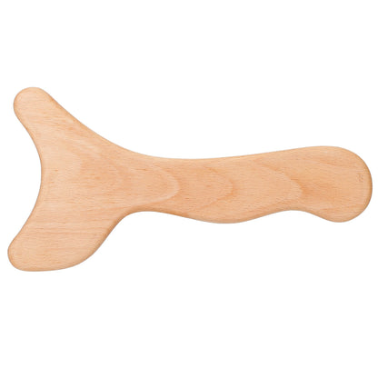Wood therapy lymphatic drainage massage paddle for body sculpting