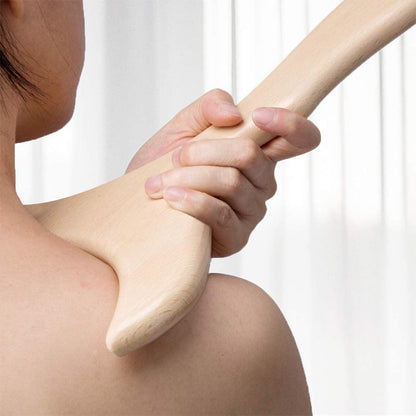 Wood therapy lymphatic drainage massage paddle for body sculpting