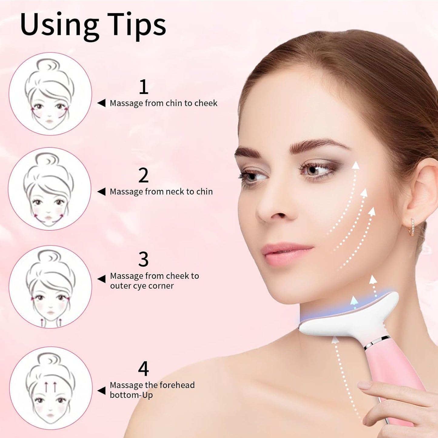 3-in-1 heated neck and face sculpting massager