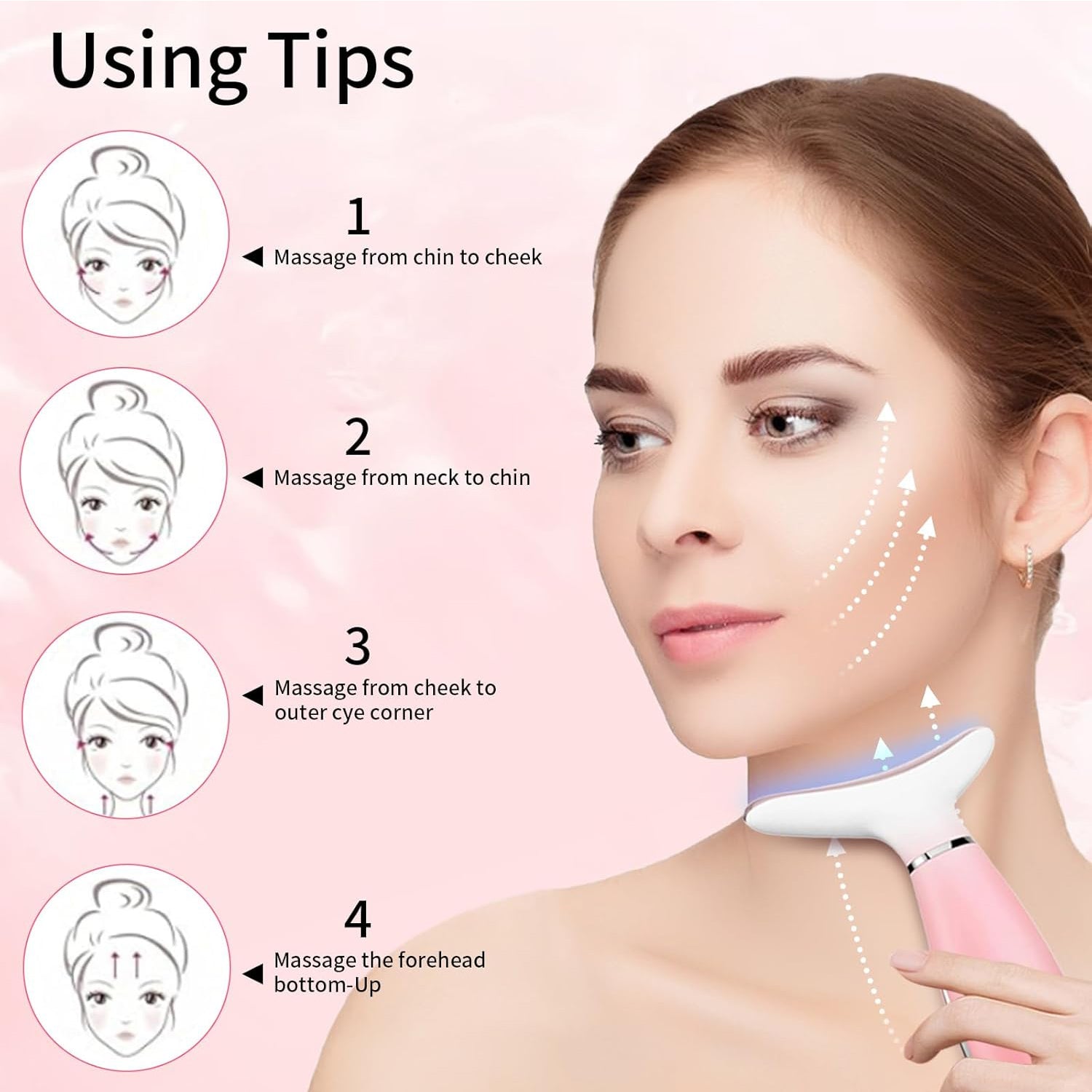 3-in-1 heated neck and face sculpting massager