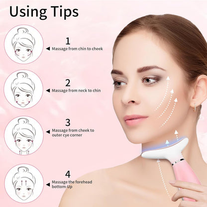3-in-1 heated neck and face sculpting massager