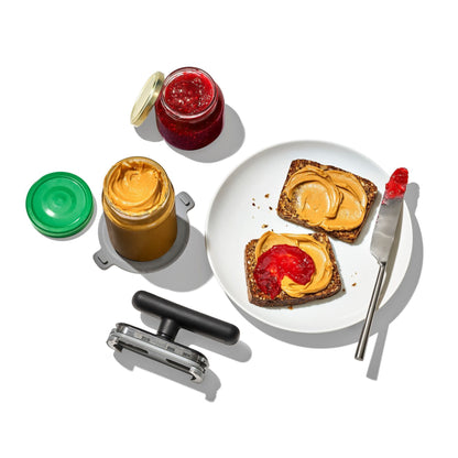 Multifunctional bottle can and jar opener kitchen gadget