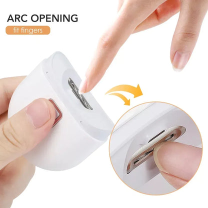 Automatic electric nail clipper for thick nails