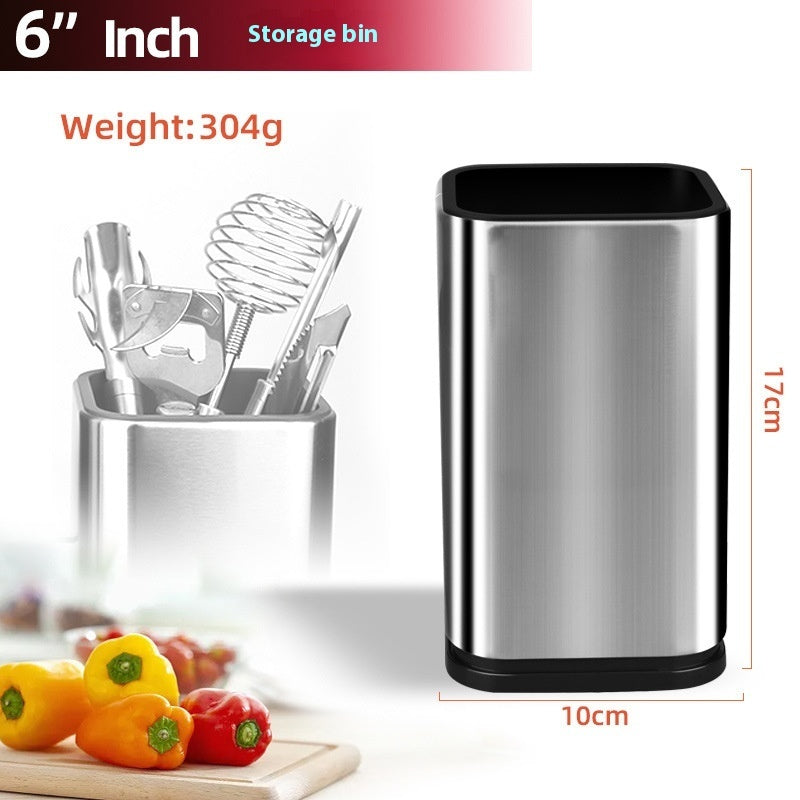 Large-capacity kitchen utensil and cutlery holder