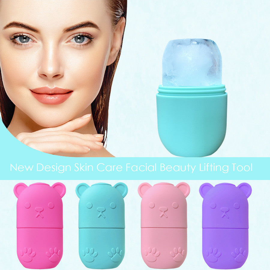Reusable ice face roller facial icing tool