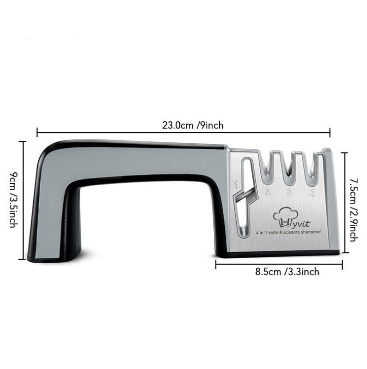 4-in-1 handheld kitchen knife sharpener