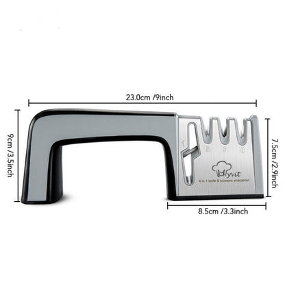 4-in-1 handheld kitchen knife sharpener