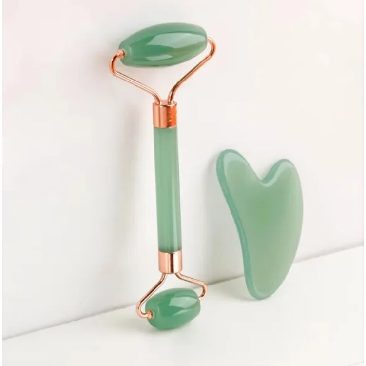 Gua sha facial tool set natural resin face massager