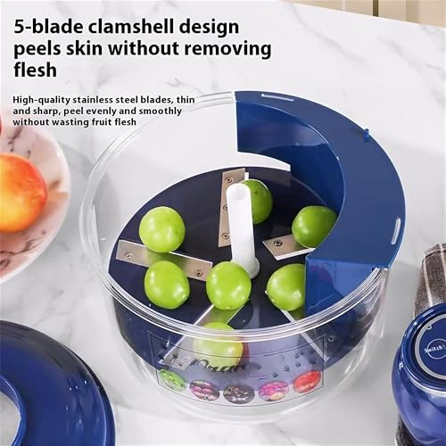 Electric automatic fruit peeler for grapes and tomatoes