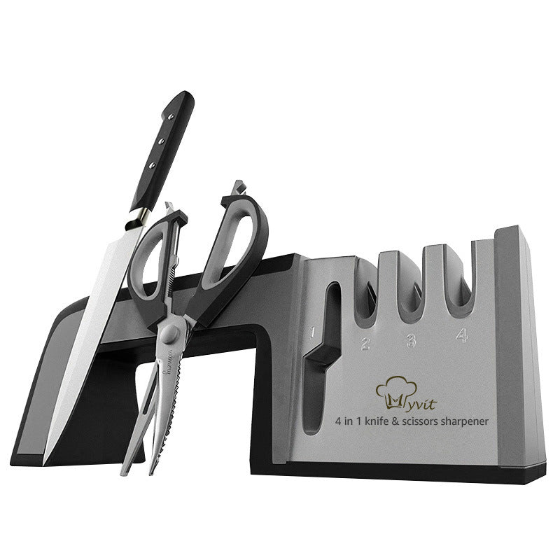 4-in-1 handheld kitchen knife sharpener