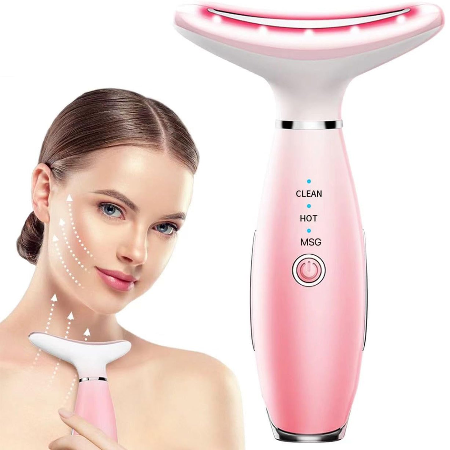 3-in-1 heated neck and face sculpting massager