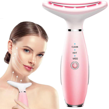 3-in-1 heated neck and face sculpting massager