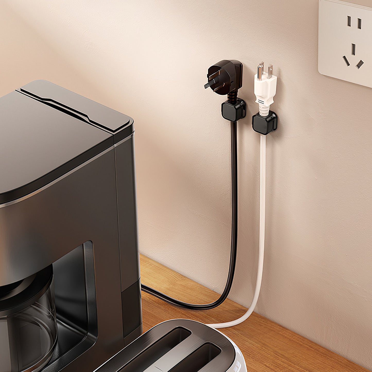 Magnetic cable clips cord organizer 6-pack