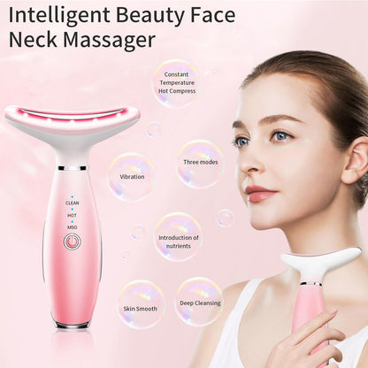 3-in-1 heated neck and face sculpting massager