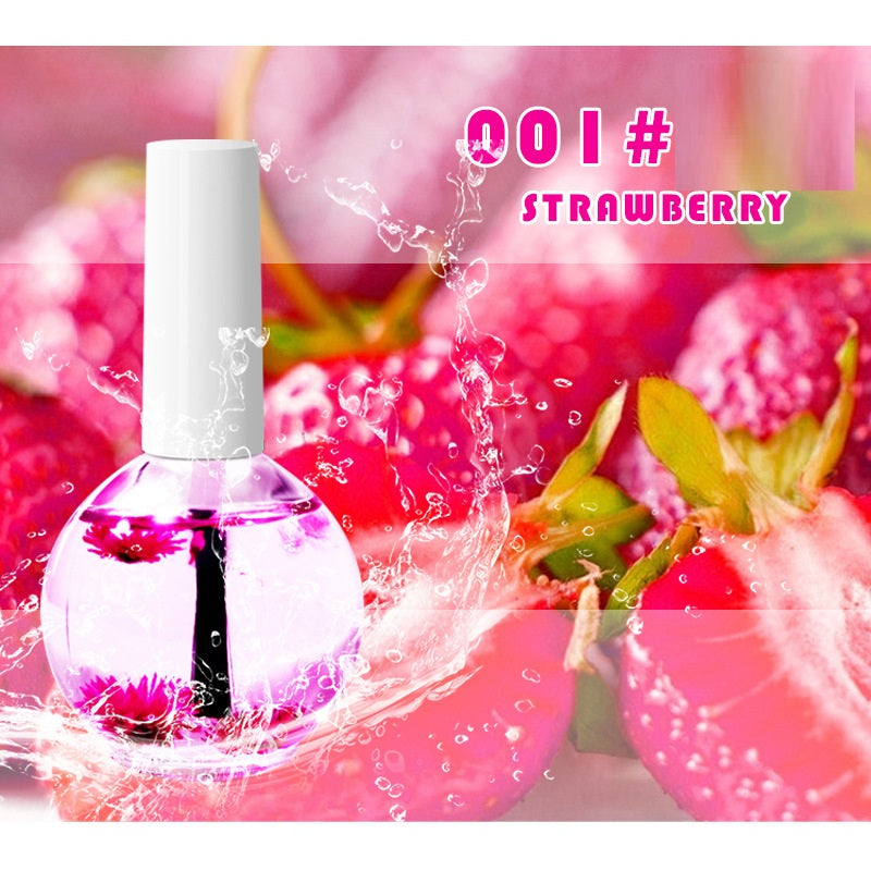 Nourishing dried flower cuticle oil nail treatment