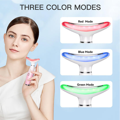 3-in-1 heated neck and face sculpting massager