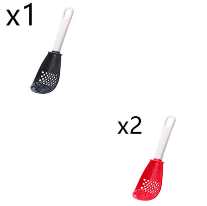Multifunctional slotted cooking spoon and masher